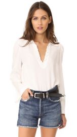 FRAME Whip Stitch Blouse at Shopbop